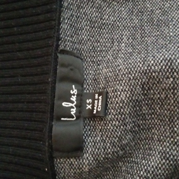 Lulus Mod Moment Black Knit Cropped Cardigan Sweater Size Xs - Picture 5 of 9